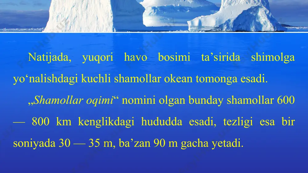 iqlimi va tabiat komplekslari (antarktida) 6-sinf - Page 3