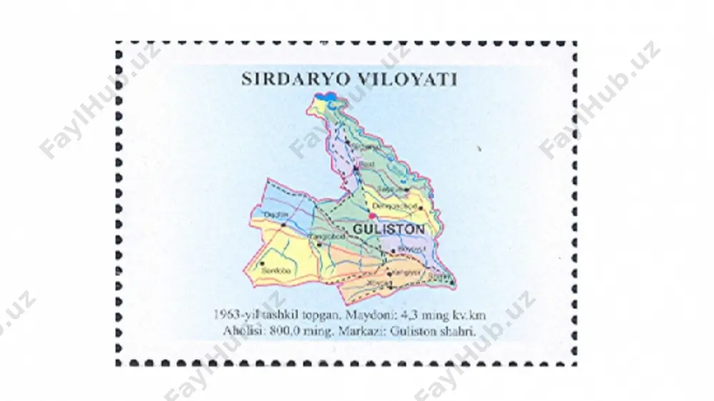 mchilik ham rivojlangan. sanoati viloyatda sanoat zalvori bo‘yicha qishloq xo‘jaligidan keyin turadi. bugungi kunda 80 dan ortiq sanoat korxonasi mavjud. viloyat sanoatining asosini elektr energiya ishlab chiqarish tashkil etadi. shirin shahridagi sirdaryo ies, guliston shahridagi yog‘-ekstraksiya zavodi, yangiyer shahridagi qurilish materiallari va konstruksiyalari kombinati va viloyat paxta tozalash zavodlari yirik sanoat korxonalari hisoblanadi. viloyatda o‘nlab qo‘shma korxonalar faoliyat ko‘rsatmoqda. guliston shaharlari. viloyatda 5 ta shahar bor. guliston - viloyatning ma’muriy markazi. shahar temiryo‘l va magistral avtomobil yo‘li ustida joylashgan. u shahar maqomini olganiga yarim asrdan oshdi. shaharda paxta tozalash, yog‘-ekstraksiya, non zavodlari va elevator ishlab turibdi. shaharda universitet, bir necha akademik litsey, kasb-hunar kollejlari va boshqa madaniy- maishiy muassasalar bor. yangiyer yangiyer 1957-yilda bunyod bo‘lgan. shaharda sopol quvurlar hamda yuqori bosimga chidamli quvurlar ishlab chiqaradigan zavod, temir-beton buyumlari kombinati bor. kombinat elektr machtalari, beton tarnov (lotok) lar va unga mo‘ljallangan taglik ishlab chiqaradi. shaharning geografik o‘rniga xos noqulayliklar uning rivojlanishiga …