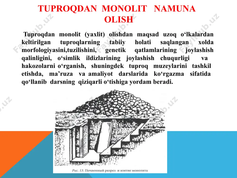 tuproqdan monolit namuna olish texnikasi - Page 4