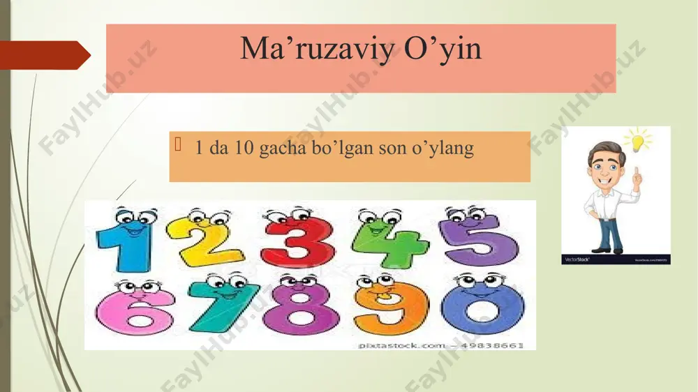 g uchun ta'lim muhitidagi o'zgarishlarga tezda javob berish, doimiy qayta tashkil etish, qayta qurish, o'zgartirishda bo'lishi kerak, deydi. “odam yetarlicha bilimga ega bo‘lsa, o‘z faoliyatini izchil va samarali amalga oshirib, deyarli hamma narsadan harakat qilishni boshlashi mumkin” degan o’z asarida. jon dyuining fikricha, “zamonaviy ta'limning maqsadi - hamkorlikka tayyorlash, mustaqil va mas'uliyatli harakatlarga qodir ijodkor shaxsni tayyorlash, tarbiyalashdir”. j.dyui o'quv jarayonini faollik asosida, o’quvchining maqsadga muvofiq faoliyati orqali, uning shaxsiy qiziqishiga mos ravishda qurishni taklif qildi. bu yerda muhimi muammo haqiqiy hayotdan olingan, bola uchun tanish va ahamiyatli bo'lib, uni hal qilish uchun u olgan bilimlarini qo'llashi kerak. • o‘quvchilarni mustaqil, tanqidiy fikrlashga o‘rgatish, fikrlash. • faktlarni bilish haqida fikr yuritish, ilm-fan qonunlarini o’rganish va oqilona xulosalar qilish. • mustaqil asosli fikrlarni, yechimlarni qabul qilish. • jamoada ishlashni, turli ijtimoiy rollarda ishlashni o’rganish. nima uchun loyiha texnologiyasi kerak? loyiha texnologiyasining mohiyati muammoli vaziyat natijalarni ro’yhatga olish yechim topish yo’llarini izlash …
