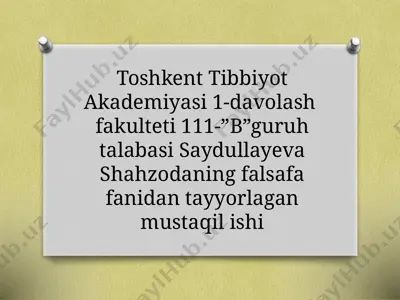 "madaniyat va sivilizatsiya" — PPTX