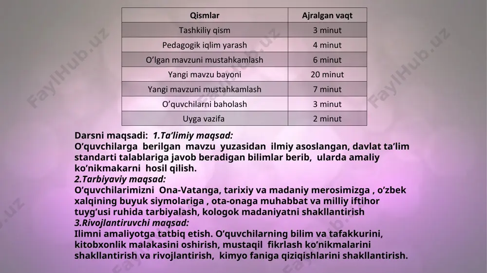 o f ne si p s cl ar as se br kr te i xe at rn metallmaslar – oddiy moddalar fizikaviy xossalari (agregat holati) gazlar: о2, н2, cl2, f2 inert gazlar: не, ne, ar, kr, xe, ra suyuqlik: br2 qattiq moddalar: с, в, s, p, i2 va boshqalar metallmaslar atom tuzilishi tashqi qobiqlari 4 – 8 elektronlardan iborat. davriy sistemada elementlarning metallmaslik xossalari davrlarda tartib raqami ortgan sari kuchayib, guruhlarda esa kamayib boradi. metallmaslar elektronlarni biriktirib olish qobiliyati quyidagi tartibda kamayib boradi: f, o, cl, n, s, c, p, h, si metallmaslarning o‘zaro ta’sirlashuvidan kovalent bog‘li birikmalar hosil bo‘ladi. metallmaslar p-elementlar oilasiga mansub (vodorod va geliy s-element). vodorod atomining tashqi qavatida 1 ta elektron bo‘lganligi uchun ishqoriy metallarga o‘xshab davriy jadvalning birinchi guruhida, odatdagi sharoitda gaz bo‘lganligi, molekulasi ikki atomli va bu atomlar kovalent qutbsiz bog‘langanligi sababli galogenlarga o‘xshaydi. shuning uchun vodorod vii guruh elementlari qatoriga ham yozilishi mumkin. …