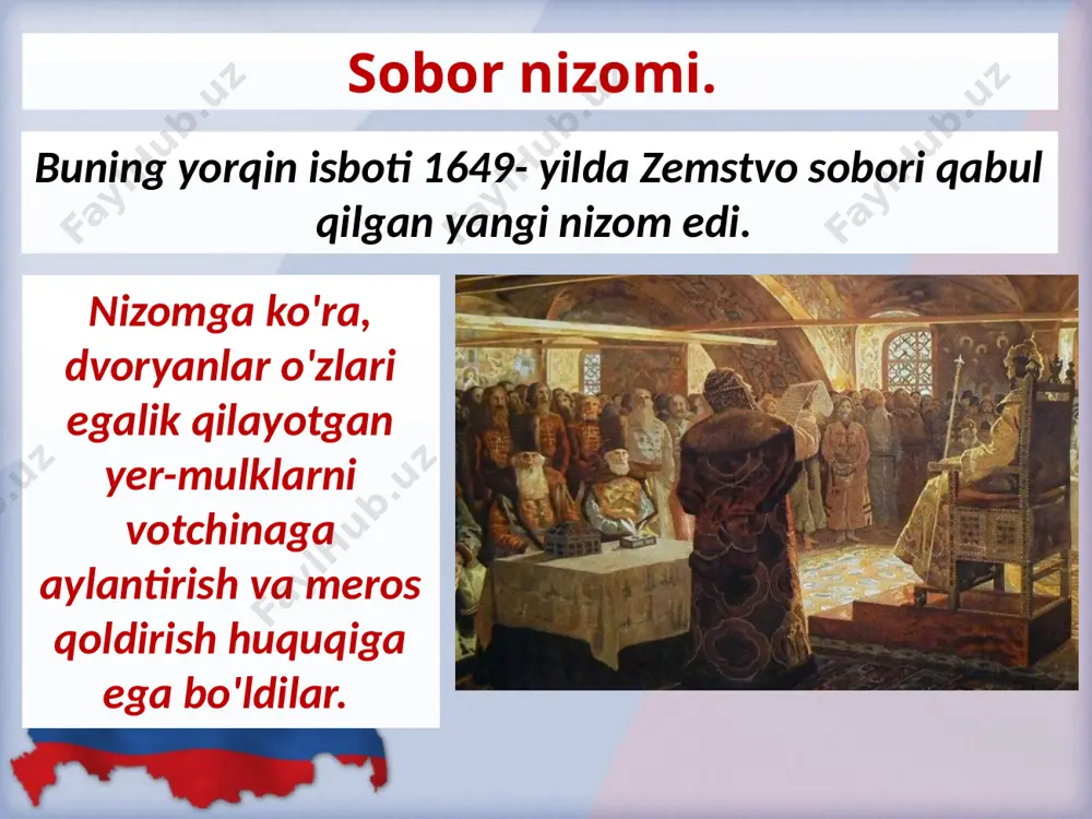 rossiya imperiyasining tashkil topishi. 8- sinf - Page 5