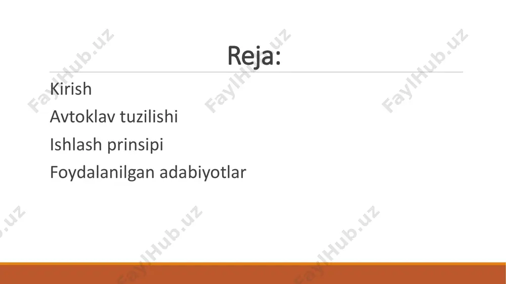 lishi bilan boshlanadi. bosim oshganda issiqlik almashinishi tezlashadi va buyumni barcha qismi qiziydi. uchinchi bosqichda buyum ma’lum harorat va bosimda ushlab turiladi. ushlab turish vaqti 30-60 daqiqaga etganda buyumni barcha qismidagi harorat bir hil bo`ladi. ushlab turish vaqti bosim oshishi bilan kamaytiriladi. to`rtinchi bosqichda bosim kamaya boshlaydi. bu vaqtda buyum harorati muhit haroratidan baland bo`ladi va shu bois material g`ovaklarida bug` hosil bo`ladi. bu bosqichda buyumda darz paydo bo`lishi mumkin va bunga yo`l qo`ymaslik uchun avtoklavdagi bosimni imkon qadar sekin kamaytirish kerak. beshinchi bosqichda buyum harorati 100°c dan meyordagi haroratga qadar tushiriladi. bunda ham harorat buyumda mikrodarzlar hosil bo`lmaydigan darajada tushirilishi kerak. ohak va portlandsement asosidagi bog`lovchilar ishlatilganda izotermik ushlab turishdagi optimal bosim 1,2-1,6 mpa hisoblanadi. avtoklavlar a – berk ko`rinishli; b – o`tkazuvchi; 1-qopqoq; 2-qopqoqni ko`tarish va tushirish mexanizmi; 3-manometr; 4-saqlovchi klapan; 5-korpus; 6, 7, 8-bug`ni chiqaruvchi, bug`ni kirituvchi va kondensasiyalovchi magistral avtoklavdagi bug` o`tkazgichlar sxemasi 1-bug` beruvchi magistral; …