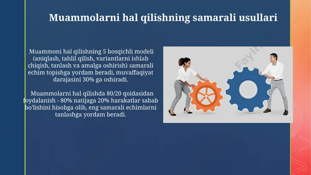 munosabatlarga salbiy ta'sir qilishi mumkin. o'smirlarning 30% ga yaqini tengdoshlar bosimi ta'sirida giyohvand moddalar yoki alkogolga moyil bo'lib qolishlari mumkin, bu esa ularning jismoniy va ruhiy salomatligiga jiddiy xavf soladi. o'ziga ishonchning yetishmasligi o'ziga ishonchsizlikka chalingan bolalarning 70%i tengdoshlari bilan muloqotda qiyinchiliklarga duch kelishadi va ijtimoiy moslashuv muammolari kuzatiladi. bolalarda o'ziga ishonchning yetishmasligi, psixologik testlar natijalariga ko'ra, xavotir va depressiya simptomlarining 3 barobar ko'payishi bilan bog'liq. bolaning salomatligi bilan bog'liq muammolar uyqusizlik, kunning 8-10 soatdan kam uxlash, bolaning ruhiy-asabiy holatini buzishi, diqqatni jamlash qobiliyatini pasaytirishi va o'sish-rivojlanish jarayoniga salbiy ta'sir ko'rsatishi mumkin. immunitet tizimining zaifligi, yiliga 6 dan ortiq yuqumli kasalliklar bilan og'rish, bolaning organizmining himoya funksiyalarining pasayganligini va qo'shimcha tekshiruvlarni talab qilishini ko'rsatadi. tarbiya jarayonidagi muammolar: umumiy nuqtai bolalarning 60% gacha qismi maktabda tengdoshlari bilan munosabatlardagi qiyinchiliklarga duch kelishadi, bu esa ularning ijtimoiylashuv darajasiga va o'ziga bo'lgan ishonchiga salbiy ta'sir ko'rsatadi. tarbiya jarayonida oiladagi 30% dan ortiq nizolar bolaning …