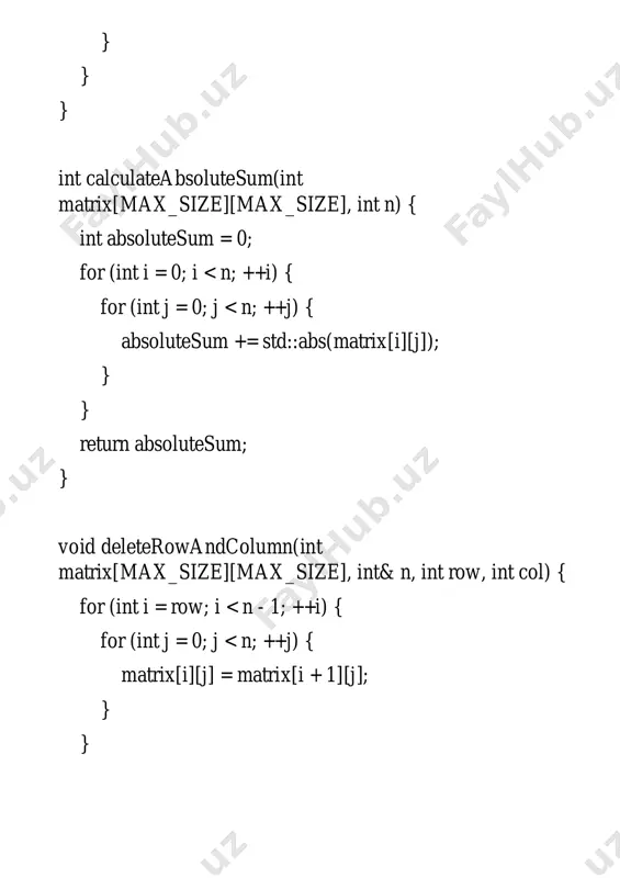 matritsa elementlarining absolyut qiymati yig'indisi - Page 3