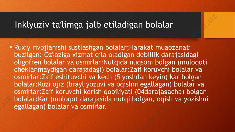 imkoniyati cheklangan bolalarni umumta’lim maktablarida o’qitishda konseptual talablar - Page 3