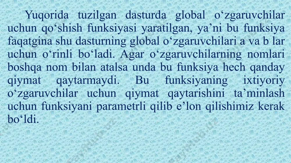 dasturlashda funksiya va modullarni qo‘llash - Page 5