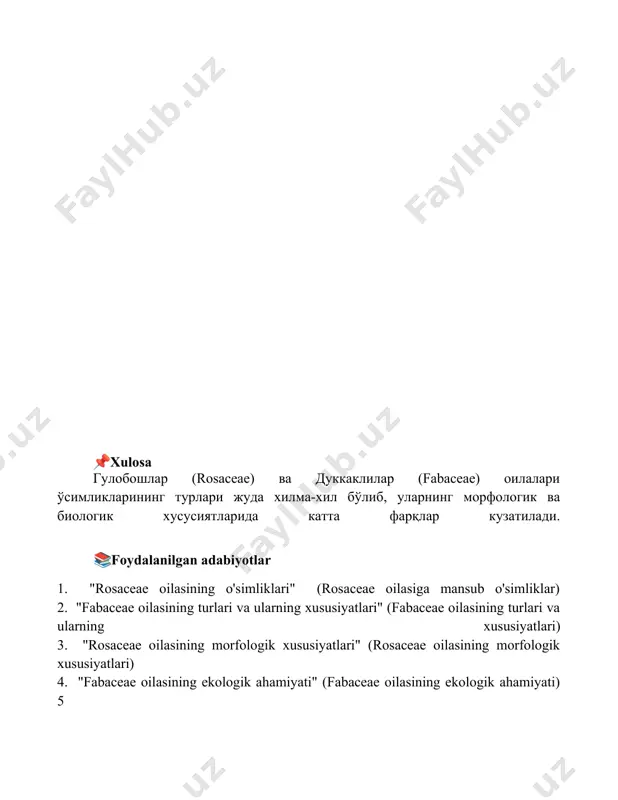 guldoshlar va dukkaklilar oilalari haqida - Page 5