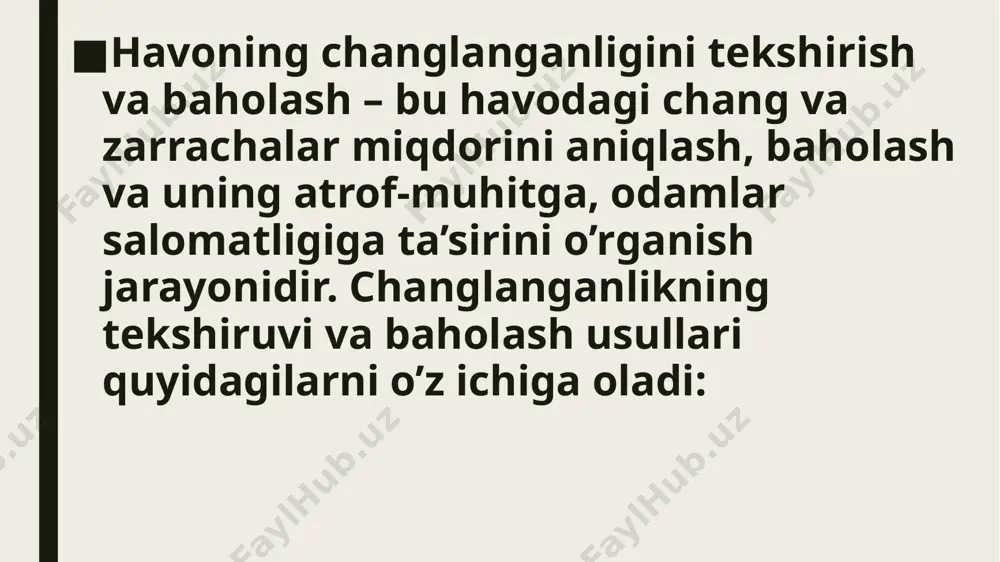 havoning changlanganligini tekshirish va baholash - Page 5