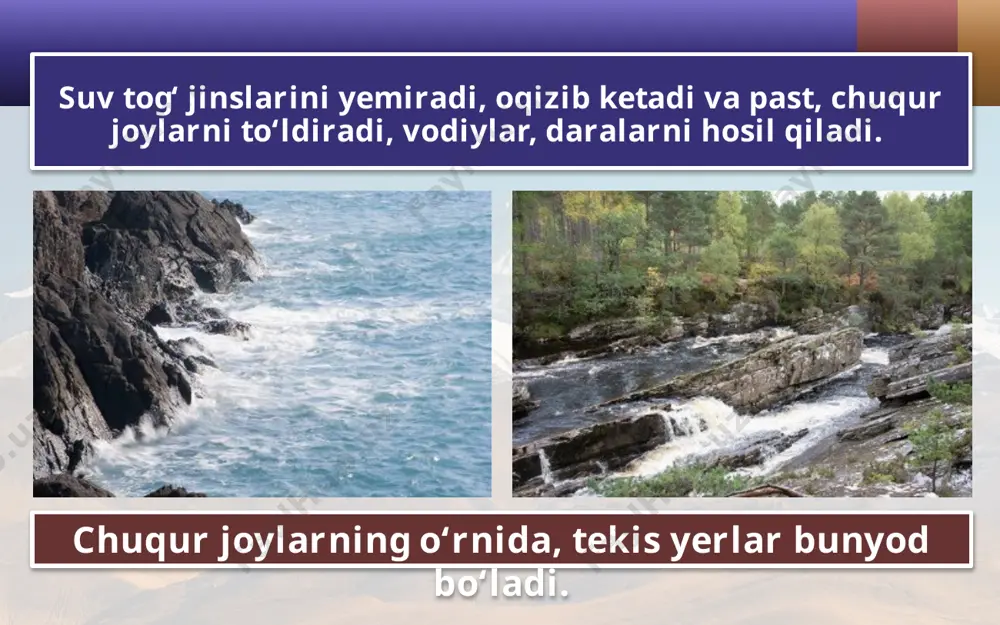 yer yuzasi relyefining asosiy shakllari 5 -sinf - Page 5