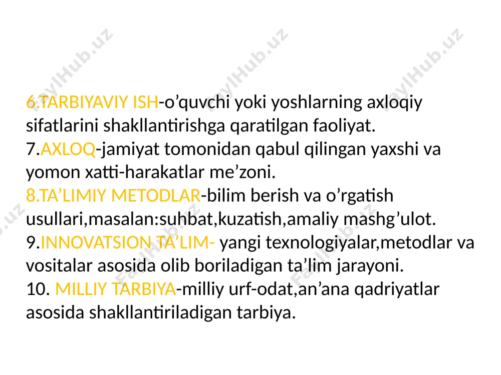 ta'lim va tarbiya glossariy - Page 2