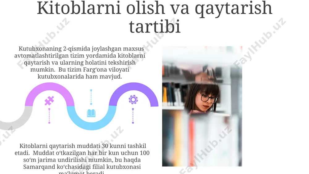 maktab kutubxonasi faoliyati bilan tanishish - Page 5