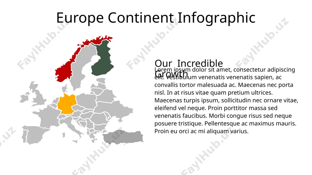 powerpoint template "geography" - Page 4