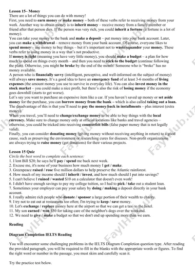 money management lesson — DOCX