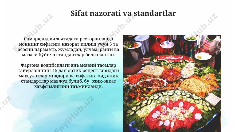 o'zbek milliy taomlari oshxonasini tashkil qilish - Page 5