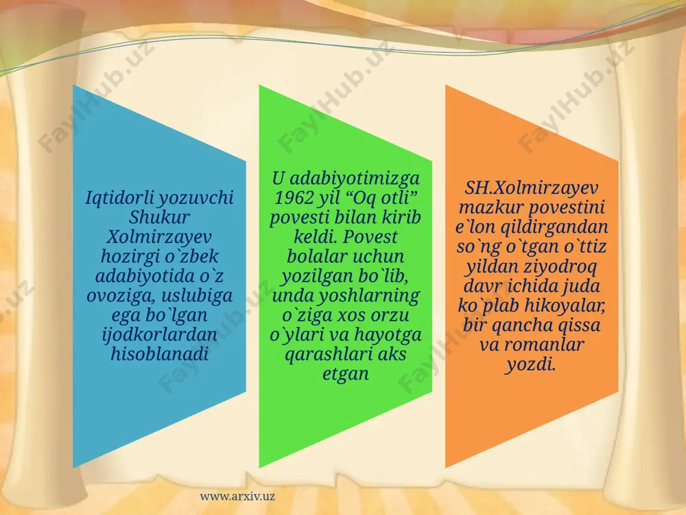 shukur xolmirzayev hayoti va ijodi - Page 5