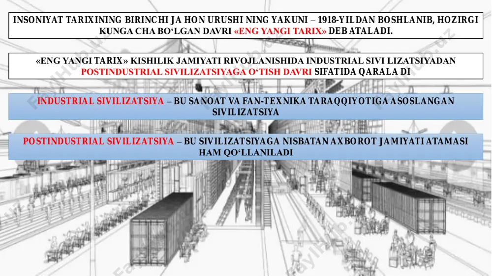an qonunlar qabul qilgan edi. u aqshga ko'chib o'tadi, u yerda beshta universitet unga fizika professori lavozimini taklif qildi. fermi nyu-yorkdagi kolumbiya universitetini tanladi va u yerda 1939-yildan 1942-yilgacha ishladi enriko fermining mashhur shogirdlari orasida nobel mukofoti sovrindorlari bo`lgan xitoylik mutaxassislar ham bor edi ц. ли ч. янг https://ru.wikipedia.org/wiki/%d0%9b%d0%b8_%d0%a6%d0%b7%d1%83%d0%bd%d0%b4%d0%b0%d0%be https://ru.wikipedia.org/wiki/%d0%af%d0%bd%d0%b3_%d0%a7%d0%b6%d1%8d%d0%bd%d1%8c%d0%bd%d0%b8%d0%bd 1938-yili nemis olimlari uran yadrolari ajralib chiqishining zanjirli reaksiyasini kashf etdilar 1942-yili chikagoda enriko fermi ilk atom reaktorini yaratdi. birinchi atom bombasi 1945-yil aqshning nyu-meksiko shtatidagi poligonda portlatildi tarixda ilk bor harakatla nuv chi tasvirni elektron-nurli trubka yordamida masofaga uzatishni 1928-yili ixtirochilar boris grabovskiy va ivan belyanskiy toshkentda amalga oshirdilar 1920-yillari ovozli kino ustida ishlash davri bo‘ldi. ko‘plab tajribalardan so‘ng 1927-yili nyu-yorkda namoyish qilingan «jaz kuychisi» filmi ni mutaxassislar birinchi ovozli kino deb tan olishgan. tomoshalar ichida eng ommaviysi bo‘lgan ovozli kino o‘z davrini shunday boshladi xx asr boshlarida biologiya fani ham shiddat bilan rivojlan di. 1922-yili fiziolog olimlar jon …