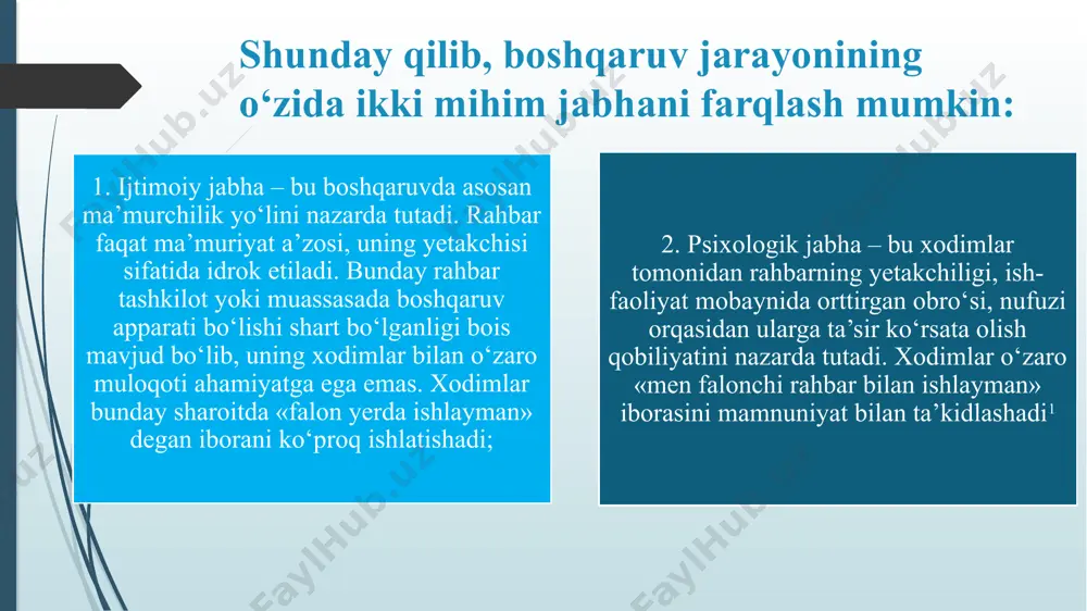 boshqaruvning pedagogik psixologik xususiyatlari taqdimoti - Page 5