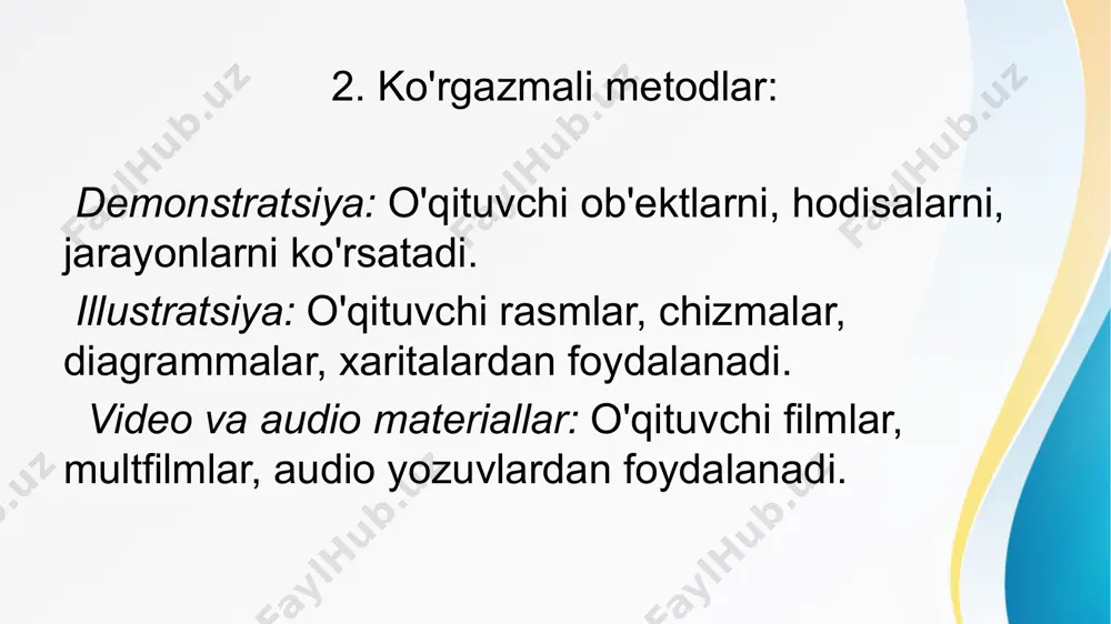 talim metodlari va vositalar - Page 5