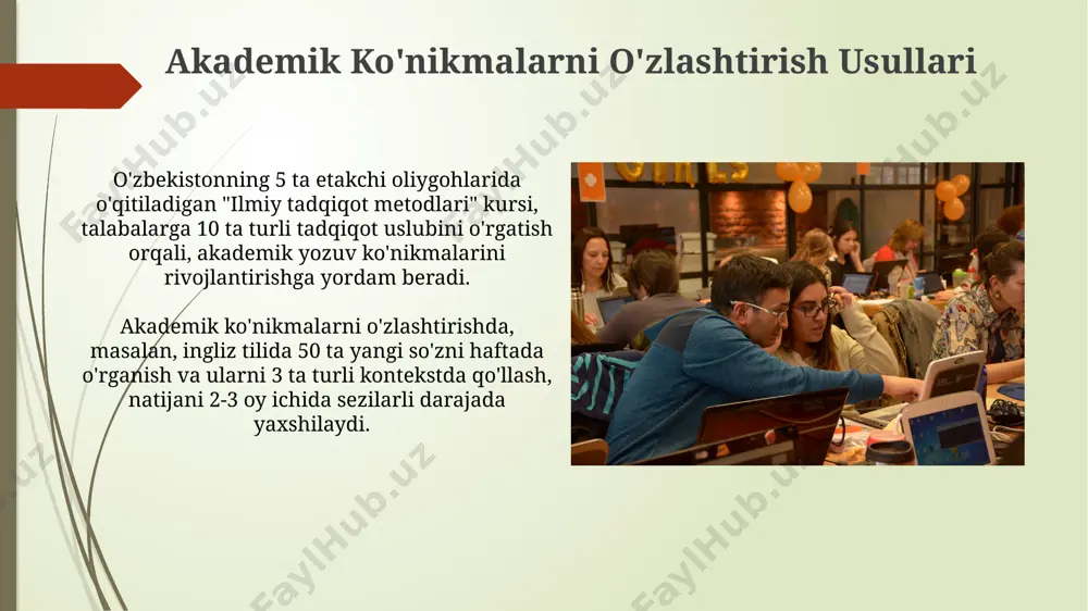 akademik ko'nikmalar va ularning mohiyati - Page 5