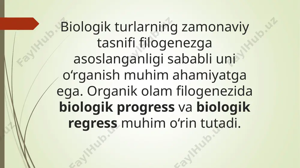 organik olam filogenezining umumiy tasnifi - Page 5