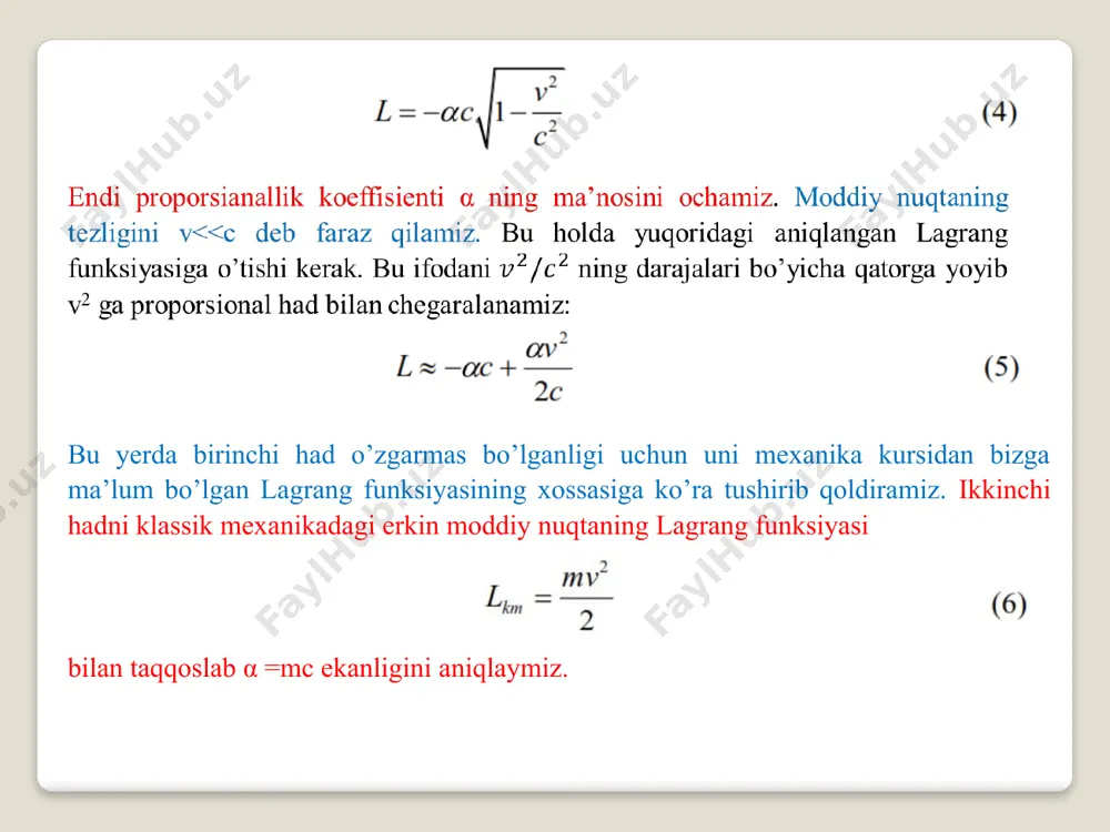 relyativistik mexanika - Page 5