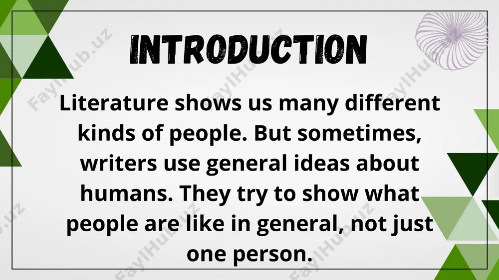 a generalizing image of humans in literature - Page 2