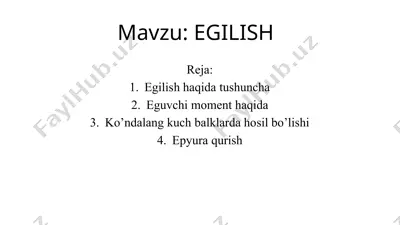 egilish — PPTX