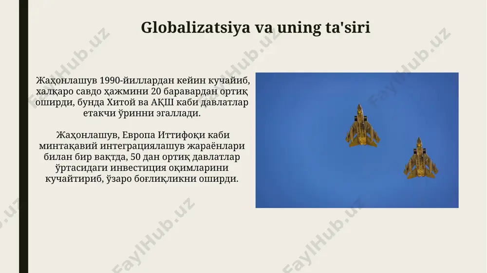 xalqaro iqtisodiy munosabatlar va uning shakillanishi - Page 5