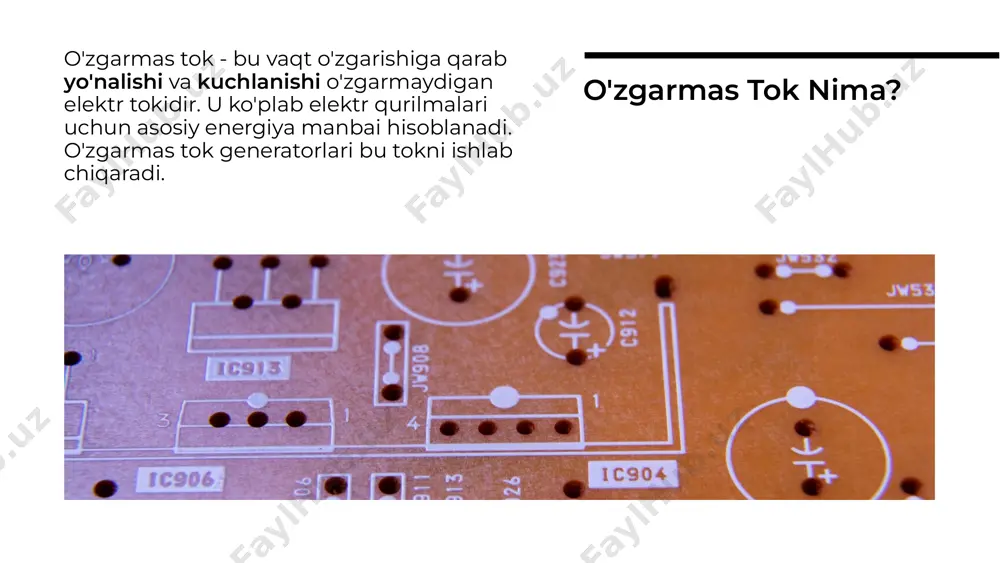 o'zgarmas tok generatorlari - Page 3