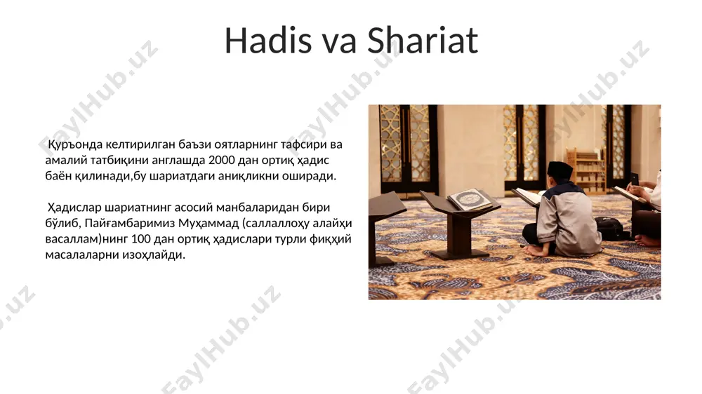 hadislar va ularning tadqiqoti - Page 5