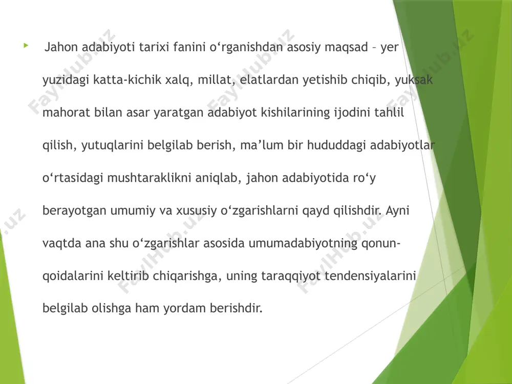 jahon adabiyoti faniga kirish - Page 5