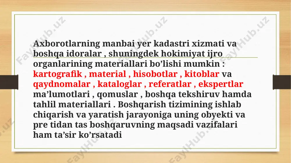 yer resurslarinin boshqarishda davlat shaxarsozlik kadastirining roli - Page 4
