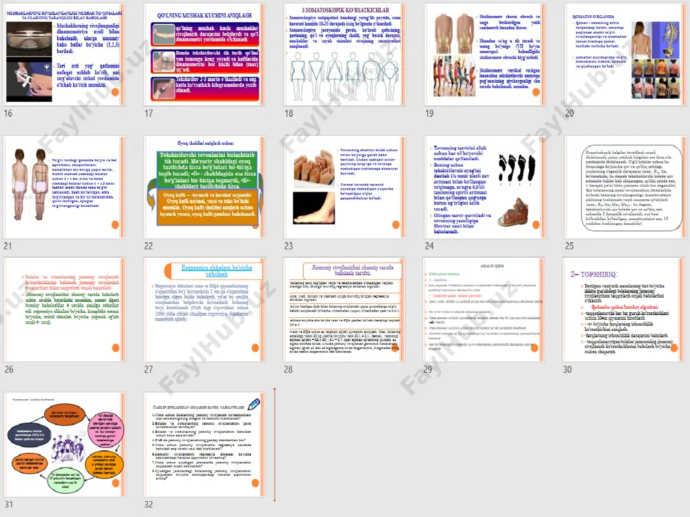 bolalar va o’smirlarning jismoniy rivojlanishini nazorat qilish - Page 3
