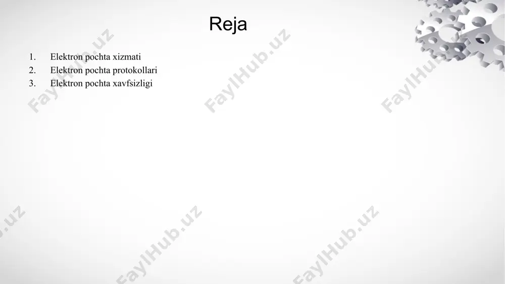 zning ajralmas qismiga aylandi. biz ish, o‘qish va shaxsiy muloqotlar uchun elektron pochtadan keng foydalanamiz. ammo, elektron pochta orqali turli xil xavflar yuzaga kelishi mumkin. shuning uchun elektron pochta xavfsizligiga alohida e’tibor berish lozim. bu hujjatlarni, veb-saytlarni yoki elektron pochta xabarlarini taqlid qilib, sizdan shaxsiy ma’lumotlaringizni olishga urinishdir. elektron pochta orqali yuborilgan zararli fayl sizning kompyuteringizga kirib olishi va undagi ma’lumotlaringizga zarar yetkazishi mumkin. rejalashtirilmagan ommaviy xabarlar bo‘lib, ular sizning pochta qutichangizni to‘ldirishi va vaqtingizni olishi mumkin. hakerlar sizning pochta qutichangizga noqonuniy kirib olishga harakat qilishlari mumkin. kuchli parol tanlang: parolingiz kamida 8 ta belgidan iborat bo‘lishi va harflar, raqamlar va maxsus belgilarni o‘z ichiga olishi kerak. ikki omilli autentifikatsiyani yoqing: bu qo‘shimcha xavfsizlik qatlami bo‘lib, sizning shaxsingizni tasdiqlash uchun paroldan tashqari qo‘shimcha kodni kiritishni talab qiladi. fishing hujumlariga ehtiyot bo‘ling: noma’lum manbadan kelgan xabarlarga ishonmang va ulardagi havolalarga bosmang. virus va zararli dasturlarga qarshi dasturlarni o‘rnating va muntazam yangilab …