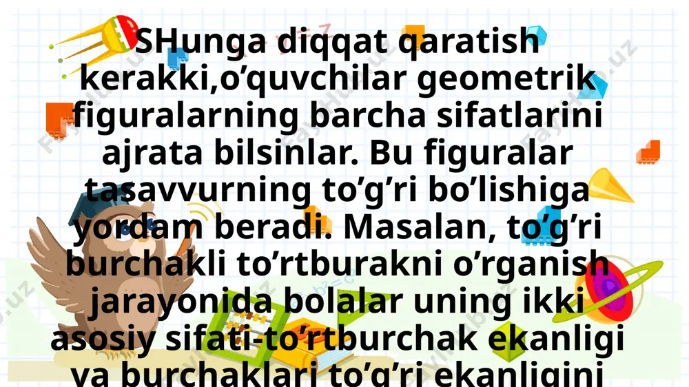 geometrik materiallarni o’rgatish metodikasi - Page 5