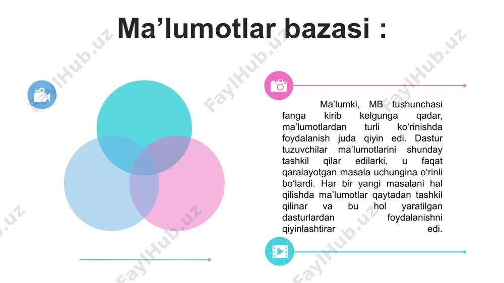 quyidagicha yondashish zarur: axborotni tahlil qilish tasnif va qiyoslash vositalari asosida bo`lishi kerak. tasnif asosiga turli omil va koordinat tizimlari qo`yilishi lozim. tahlilning mohiyati va teranligi avvalo berilgan axborot turi va hajmiga bog`liq. ayrim omil va koordinat tizimlari u yoki bu farqlarga asoslanishi mumkin, masalan aniq bir bozor va tovarlarni bilish zarur. s w o t hozirgi paytda axborotni qanday tushunish haqida quyidagicha nuqtai nazarlar yuzaga kelgan: jamiyat rivojlangani sari iqtisodiyot, fanlar, texnika, texnologiya, madaniyat, san`at va tibbiyot kabi sohalarning turli masalalari haqidagi mavjud ma`lumotlari, axborot zaxiralaridan foydalanishni tashkil etish intellektual va iqtisodiy hayotga tobora ko`proq ijobiy ta`sir ko`rsatmoqda. axborot – fan va texnika rivojlanishi natijalari haqidagi fan-texnika ma`lumotlari, bilimlari yig`indisidir. boshqacha aytganda, axborot, mazkur talqinga binoan, fan-texnika faoliyati axborot xizmati tizimining mahsuli va xom-ashyosidir. . qiziqarli ma’lumotlar! hozirgi paytda axborotni qanday tushunish haqida quyidagicha nuqtai nazarlar yuzaga kelgan: jamiyat rivojlangani sari iqtisodiyot, fanlar, texnika, texnologiya, madaniyat, san`at va tibbiyot …