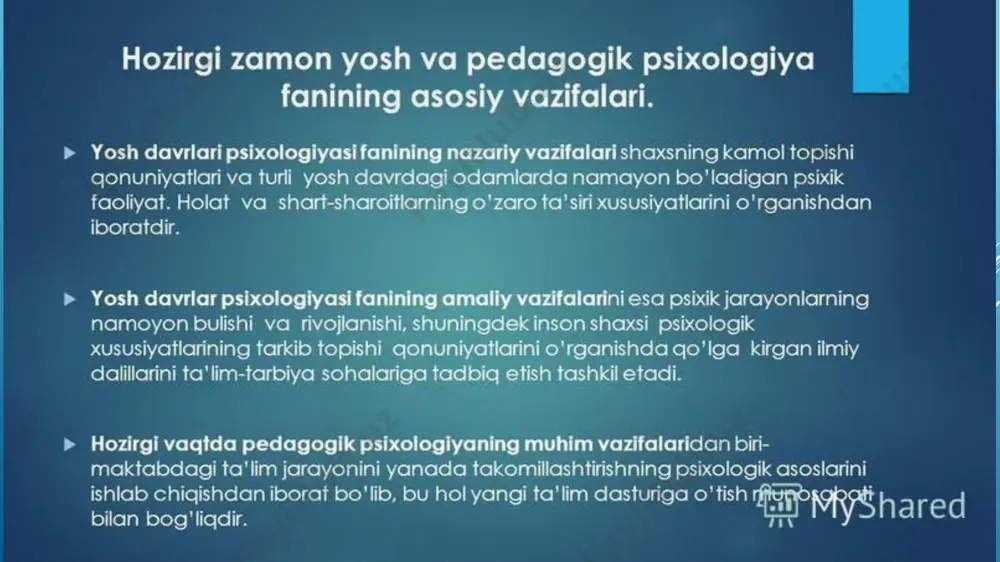 psixologiya fanidan tayyorlagan slayd - Page 5