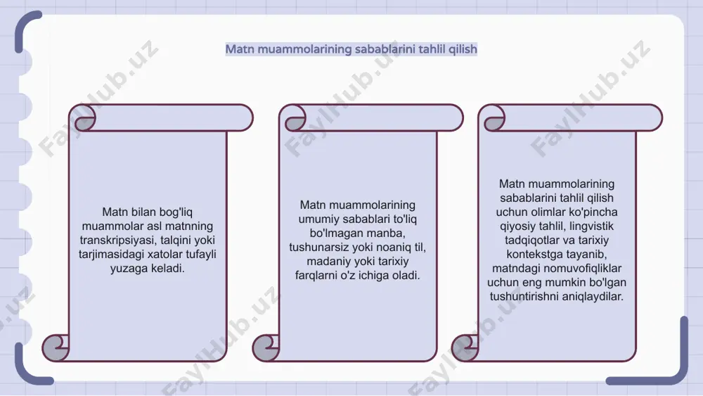 matnshunoslik muammolari - Page 5