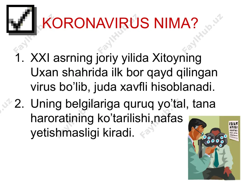 koronavirus haqida ma’lumot - Page 2