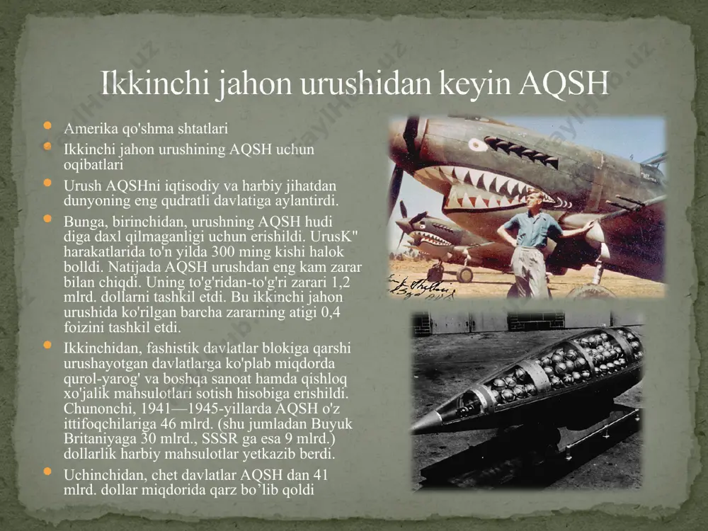 lar iqtisodiy faoliyati va narx-navoning shakllanishi ustidan jamoatchilik nazoratini o'rnatish; bevosita demokratiyani yanada kengaytirish; davlat boshqaruvi va siyosiy partiyalar boshqaruvi tizimida turli millat, irq va jins vakillarining ishtiroki u!ar soniga nisbatan proporsi-onal bo'lishiga erishish; — soliq siyosati yordamida miiliy daromadni qayta taqsimlash. bunda milliy daromaddan tekin tibbiy xizmat, aholining kam ta'minlangan qatlamiga moddiy yordam ko'rsatishga, kam ta'minlangan oilalarga, bolalarga nafaqa to'lash, maktablarda tekin nonushta va tushlik hamda tekin umumiy o'rta ta'lim berilishiga erishish. aqsh da bu maqsadlar ro'yobga chiqarildi ham. biroq shuni ham ta'kidlash zarurki, liberalizm mafkurasi ijtimoiy ta'minot hajmi aholi tadbirkorlik faoliyati pasayishiga olib kelishini nazarda tutmaydi. keying! yillarda yangi liberalizm (neoliberalizm) oqimi ham paydo bo'ldi. bu oqim tarafdorlari ijtimoiy xarajatlar kambag'allarni ovqatlantirish yoki ishsizlarga nafaqa to'lashga emas, ularni kasbiy qayta tayyorlashga sarflanishi kerak, deb hisoblaydi. shu orqali ular kichik tadbirkorlikni rag'batlantiradilar. aqsh ichki siyosatini belgilashda konservatizm mafkurasi ham katta ta'sirga ega. konservatizm xususiy tadbirkorlikka maksimal darajada erkin-lik berilishini …