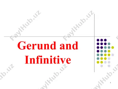 gerund and infinitive — PPTX