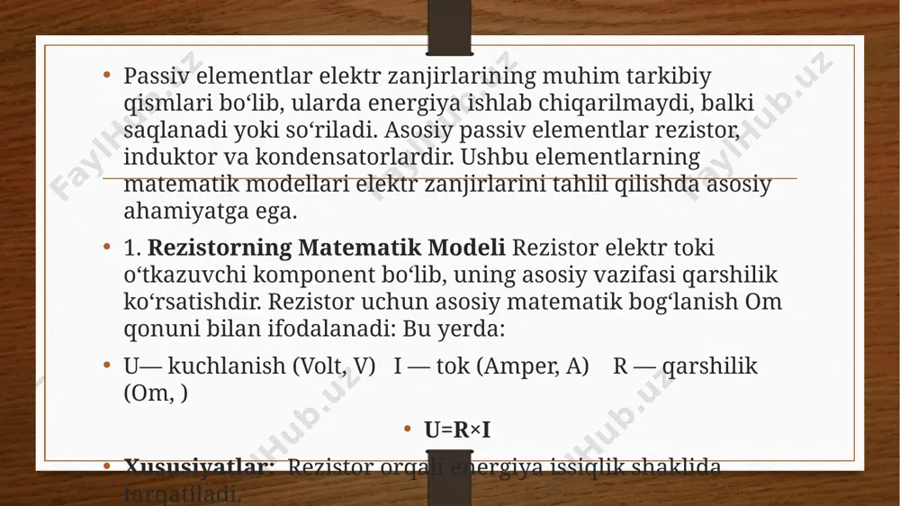 elektromexanik qurilmalarini matematik modellashtirish - Page 5