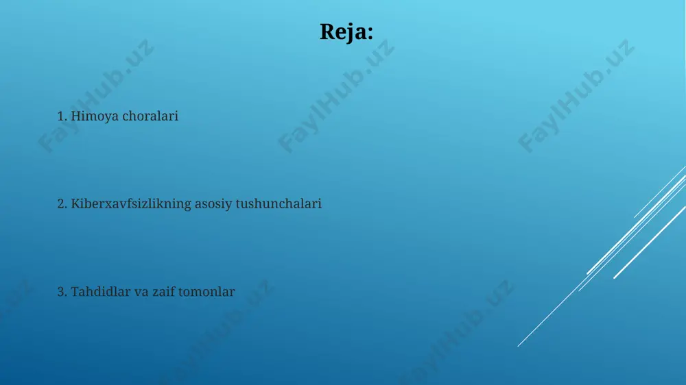 niyalar gdpr qoidalariga muvofiq ravishda, foydalanuvchilarning shaxsiy ma'lumotlarini himoya qilishga majburdirlar. ma'lumotlar bazasini himoya qilishda 3 ta asosiy usul – kirishni nazorat qilish, ma'lumotlarni shifrlash va zaxira nusxalarni yaratish – tokiodagi serverlarni ham xakerlardan himoya qilishda muhim rol o'ynaydi. kiberxavfsizlik siyosati kiberxavfsizlik siyosati doirasida, samarqand viloyati kabi hududlarda, vpn va ikki omilli autentifikatsiya kabi 2 dan ortiq texnologik himoya choralari qo'llanilishi tavsiya etiladi. kiberxavfsizlik siyosati, o'zbekiston respublikasining 2023-yilgi milliy strategiyasiga muvofiq, axborot tizimlarini 3 ta asosiy darajada himoya qilishni nazarda tutadi: infratuzilma, ma'lumotlar va foydalanuvchilar. parol xavfsizligi parolni muntazam ravishda o'zgartirib turish, xavfsizlikni oshirishga yordam beradi. masalan, har 3 oyda bir marta parolni yangilash, germaniyadagi bank hisob raqamlarini himoya qilishda muhim ahamiyatga ega. $%) o‘z ichiga olishi kerak, aks holda, masalan, aqshda joylashgan serverlarga hujumlar xavfi ortadi. xavfsizlik devori va antivirus dasturlari antivirus dasturlari, o'rtacha 500 000 dan ortiq virus bazasiga ega bo'lib, malware, troyanlar va boshqa zararli dasturlardan himoya …