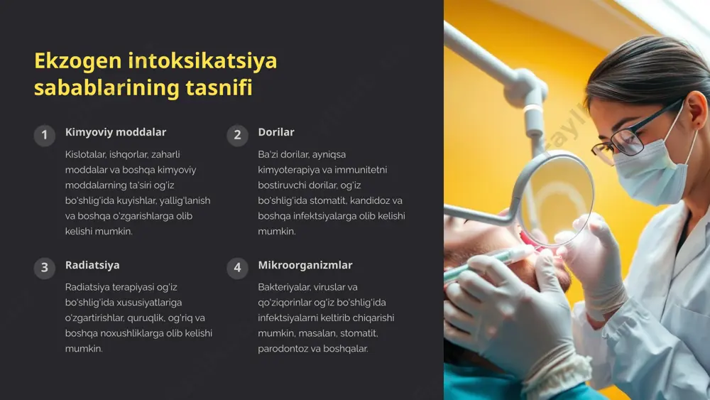 ekzogen intoksikatsiyada og'ish bo'shlig'idagi o'zgarishlar - Page 4