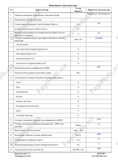 suv ta'minoti tizimi — DOC