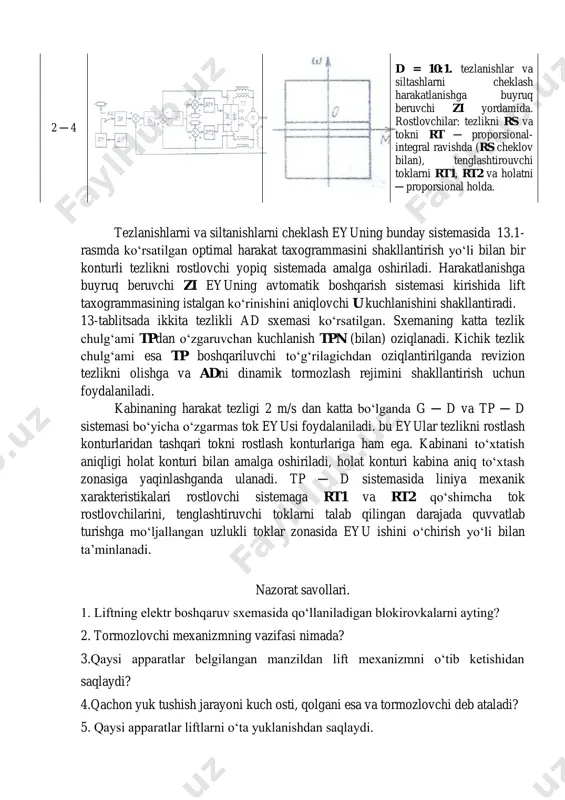 liftlarning elektr motorining quvvatini tanlash - Page 5