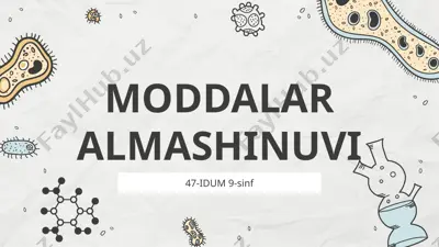 moddalar almashinuvi — PPTX