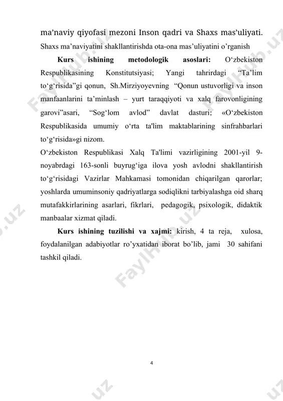 sh, halq urf-odatlarini, qadriyatlarini asrash va rivojlantirish, o’z ona vatanini dushmanlardan, yot va begona g’oyalardan himoya qilish, uning ozodligi va mustaqilligi uchun jonini ham ayamasligi nazarda tutiladi. vatanparvar insongina hozirgi kunda o’zlarining g’arazli va jirkanch niyatlarini amalga oshirish maqsadida yurtimizga har-xil yo’llar bilan kirib kelayotgan, mustaqil dunyoqarashi shakllanib ulgurmagan yoshlarimizni qalbi va ongini qandaydir zararli va buzg’unchi g’oyalar bilan egallashga harakat qilayotgan yovuz kuchlarga qarshi kurasha oladi va o’z yurtini g’animlardan himoya qiladi. jamiyat rivojlangani sari katta ijtimoiy ahamiyat kasb etadigan ma’naviy qadriyatlardan biri vatanparvarlik tuyg’usidir. vatanparvarlik ona yurtining, halqining tarixi va taqdiriga chuqur hurmat bilan qaraydigan, vatan manfaatlari yo’lida fidoyilik namunalarini ko’rsatishga qodir bo’lgan shaxslarga xos fazilat. vatanparvarlik-o’z taqdirini vatan, millat taqdiri bilan bog’lagan barcha kishilarga xos fazilat. mamlakat, millat taraqqiyotining imkoniyatlari, shon-shuhrati, obro’-e’tibori ham shu millat kishilari vatanparvarlik tuyg’usining darajasi bilan bog’liq bo’ladi. ota-bobolarimiz, avlod-ajdodlarimiz uchun vatanga, eliga muhabbat muqaddas tuyg’u bo’lgan. ular vatan, halq manfaati, milliy qadr-qimmat, …